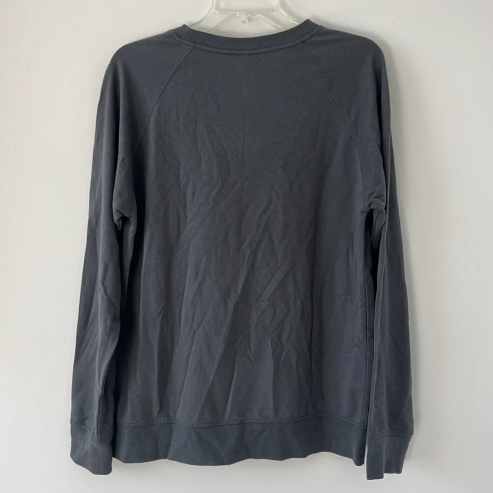 Women’s Gray Costa Rica Crewneck Sweatshirt Long Sleeve Tshirt Travel Loungewear - Picture 5 of 5